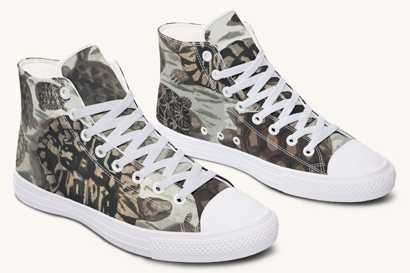 Turtle Time Desaturated Hightops - Jaded Lament