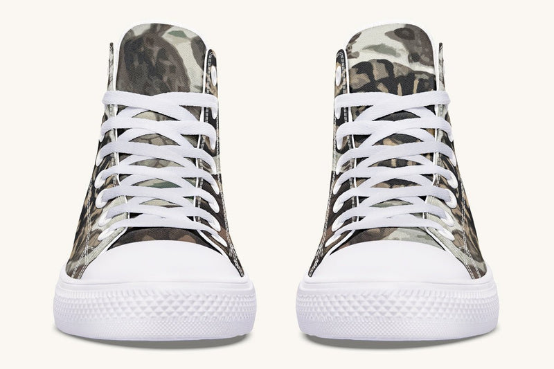 Turtle Time Desaturated Hightops - Jaded Lament