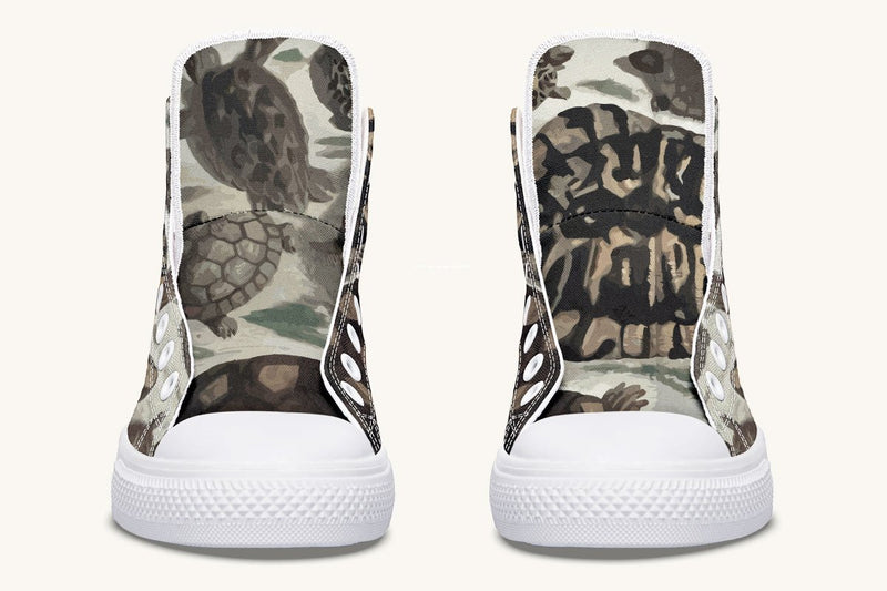 Turtle Time Desaturated Hightops - Jaded Lament