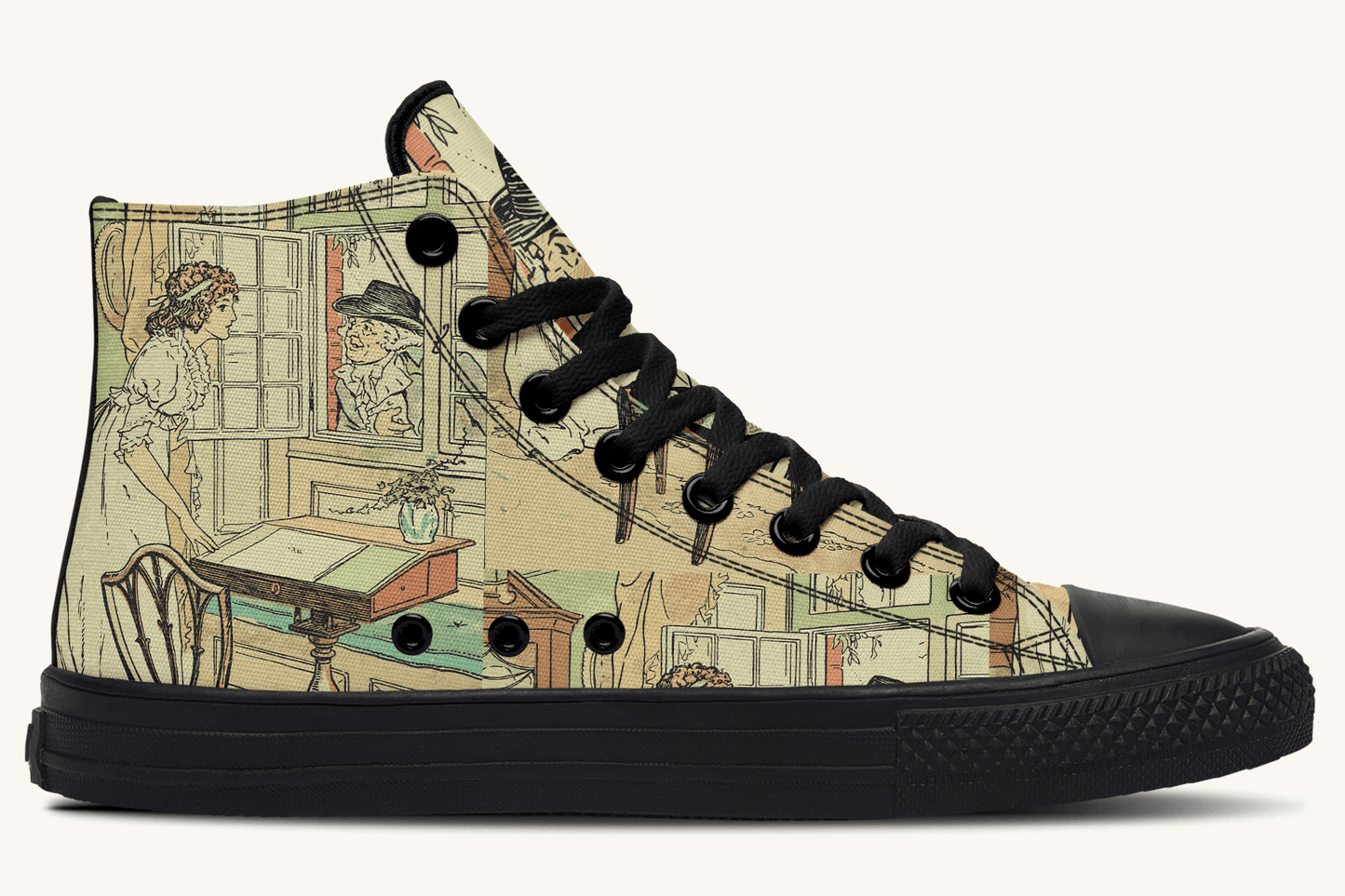 You May See Her If You Look This Way Hightops - Jaded Lament