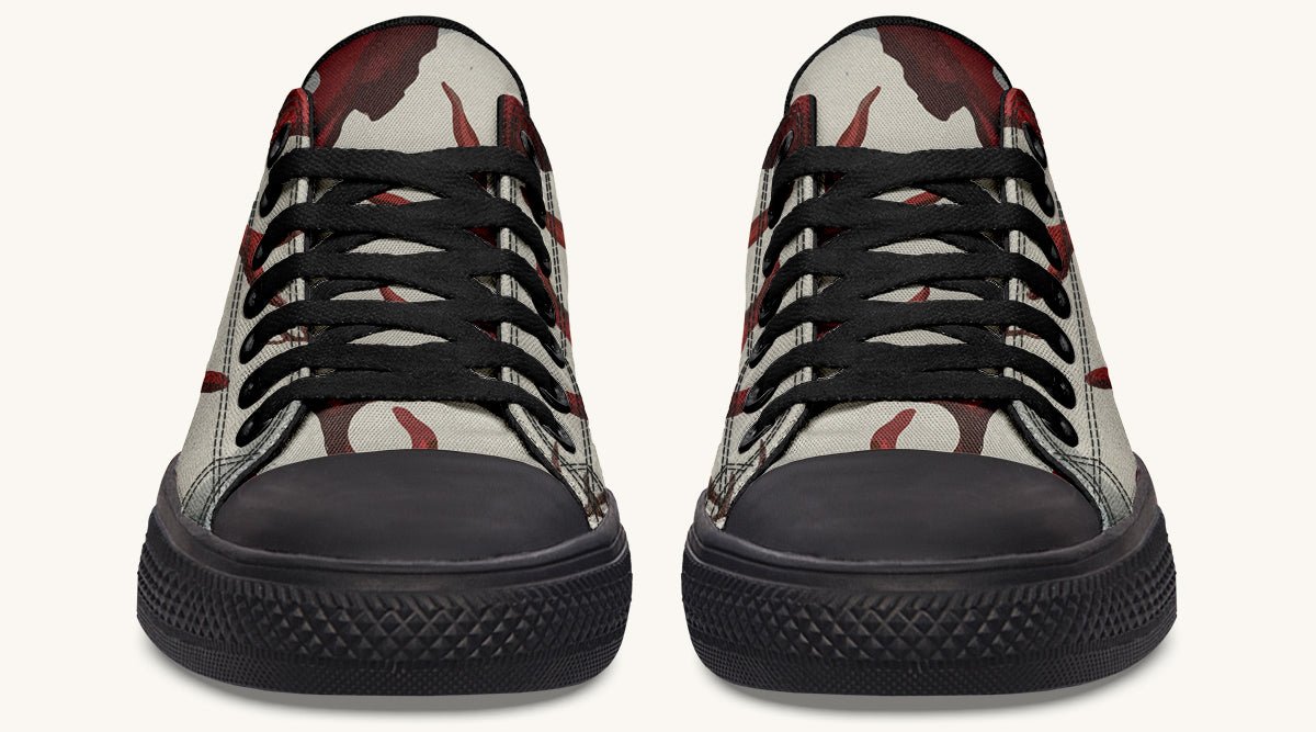 A Bloodroot Coral Sea Lowtops - Jaded Lament