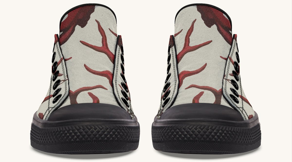 A Bloodroot Coral Sea Lowtops - Jaded Lament