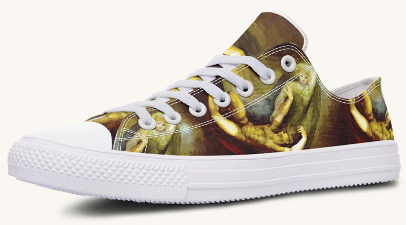 Achilles Weeps for Patroclus Lowtops - Jaded Lament