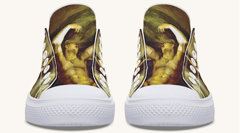 Achilles Weeps for Patroclus Lowtops - Jaded Lament