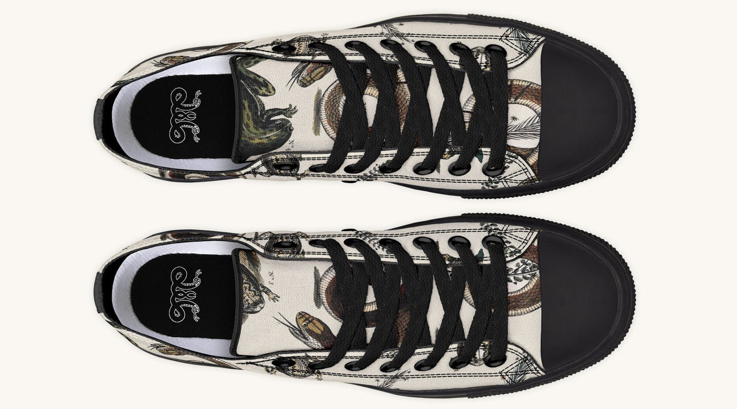 An Arrangement of Frogs and Snakes Lowtops - Jaded Lament