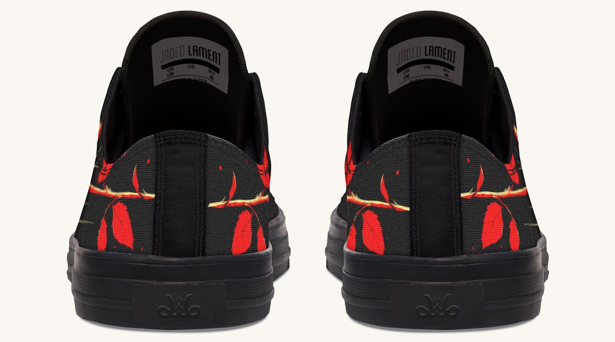 Bleeding Rose Lowtops - Jaded Lament