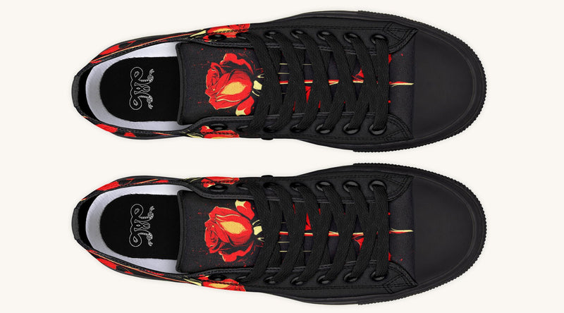 Bleeding Rose Lowtops - Jaded Lament