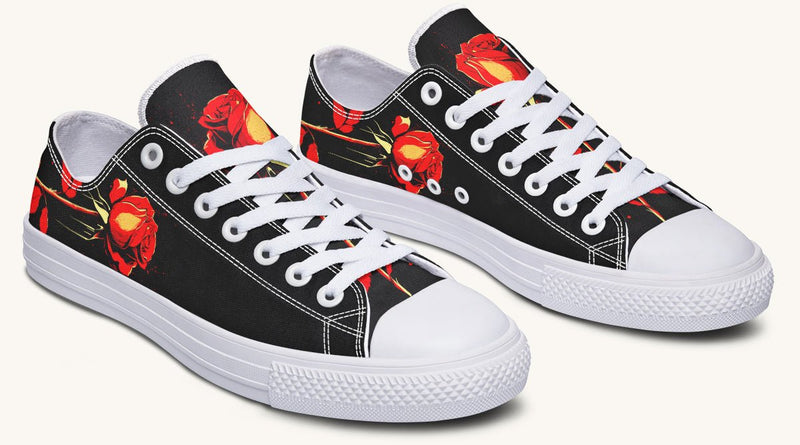 Bleeding Rose Lowtops - Jaded Lament