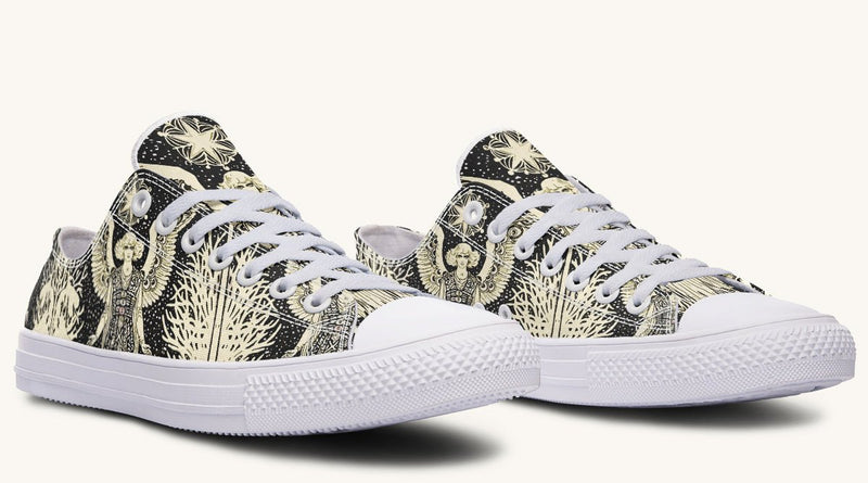 Call Upon the Star Cream Lowtops - Jaded Lament