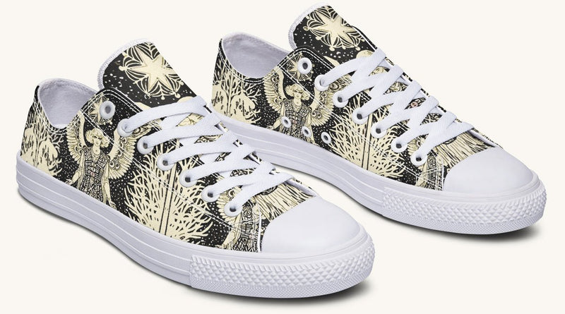 Call Upon the Star Cream Lowtops - Jaded Lament