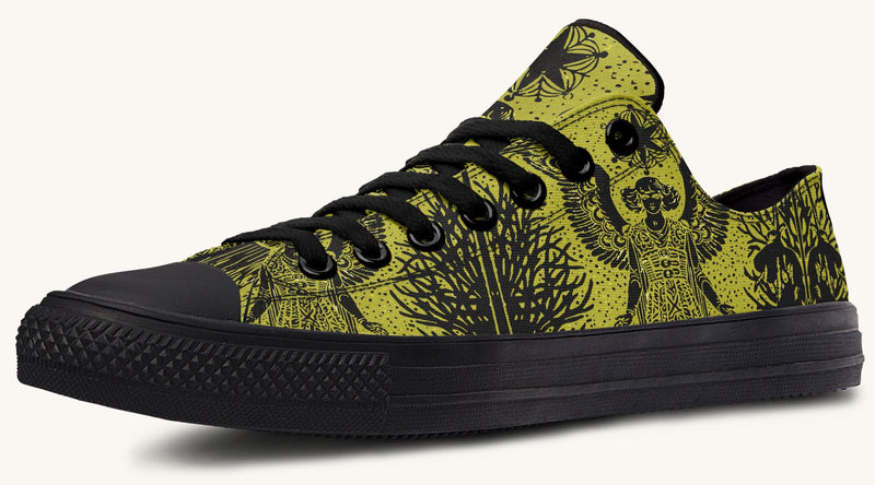Call Upon the Star Green Black Lowtops - Jaded Lament