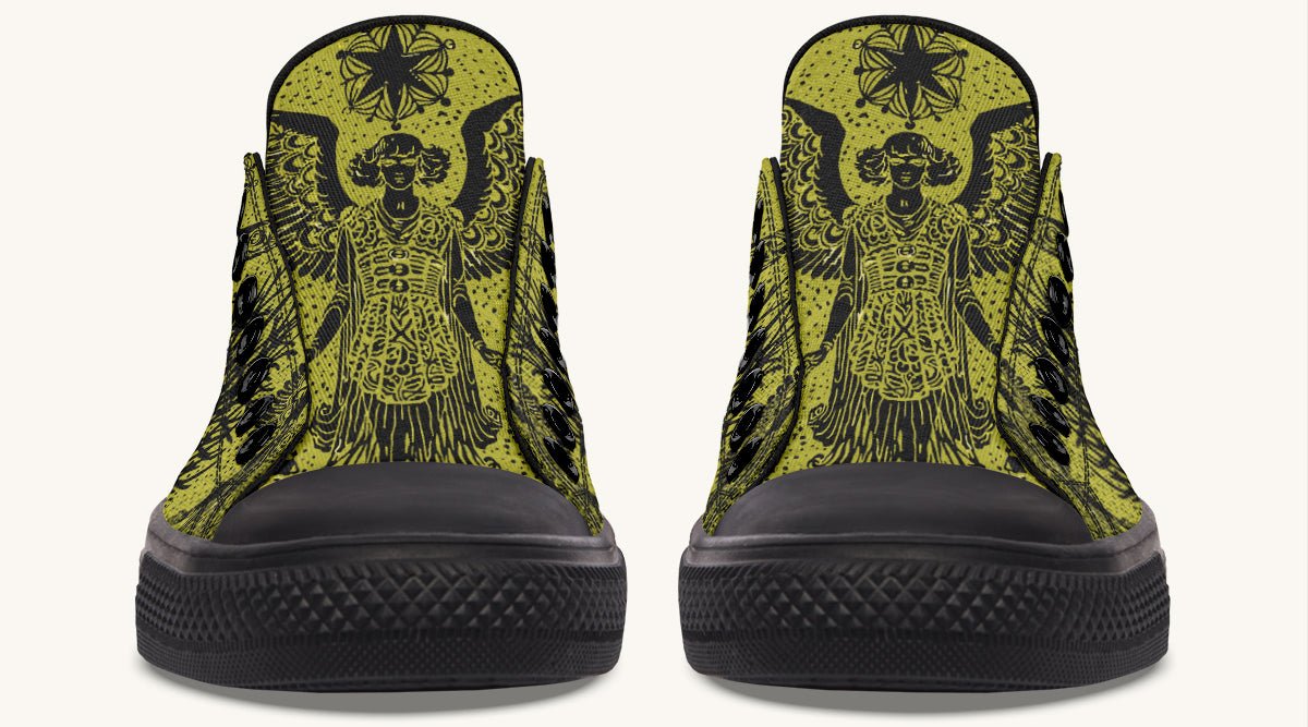 Call Upon the Star Green Black Lowtops - Jaded Lament