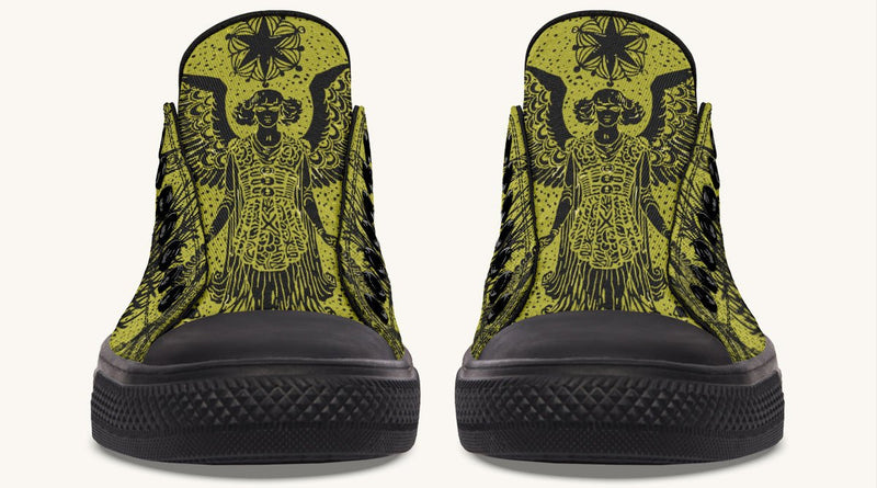 Call Upon the Star Green Black Lowtops - Jaded Lament