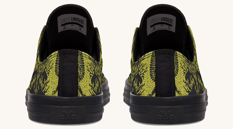 Call Upon the Star Green Black Lowtops - Jaded Lament