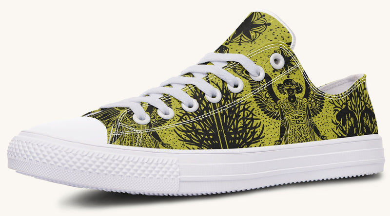 Call Upon the Star Green Black Lowtops - Jaded Lament