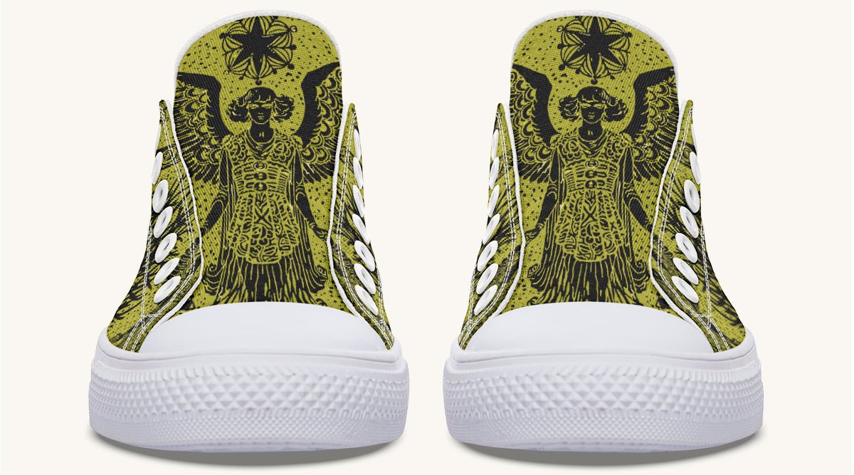 Call Upon the Star Green Black Lowtops - Jaded Lament