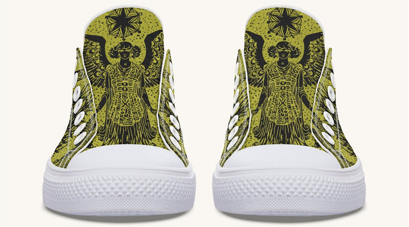 Call Upon the Star Green Black Lowtops - Jaded Lament