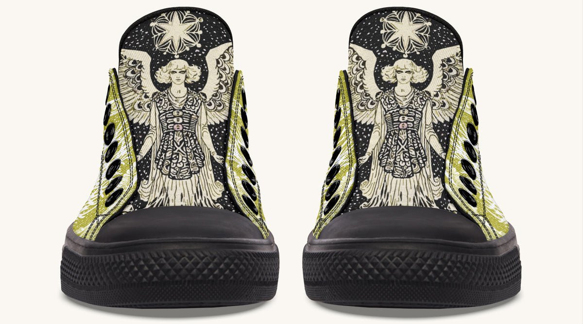 Call Upon the Star Green White Lowtops - Jaded Lament