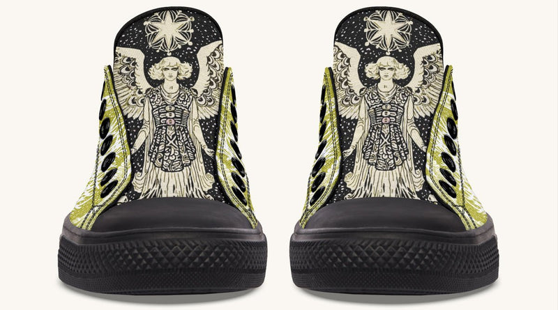 Call Upon the Star Green White Lowtops - Jaded Lament