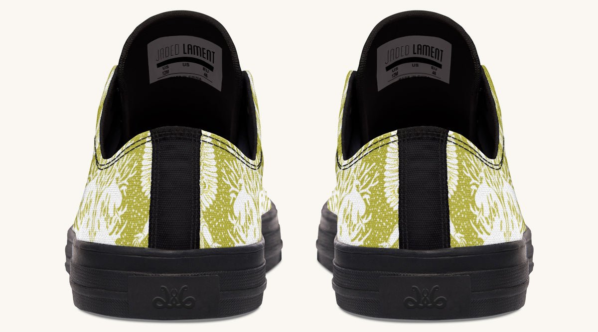 Call Upon the Star Green White Lowtops - Jaded Lament