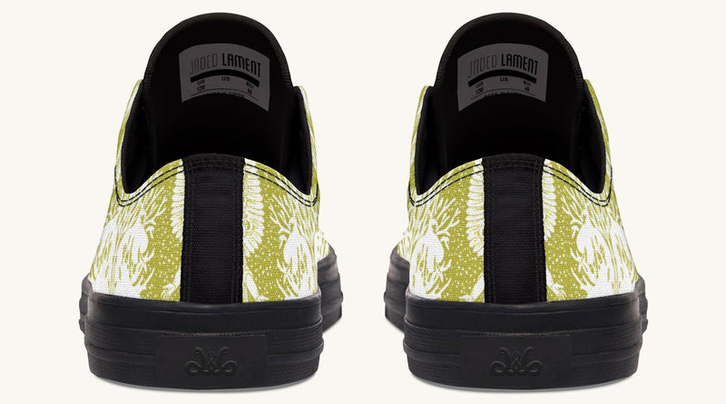 Call Upon the Star Green White Lowtops - Jaded Lament