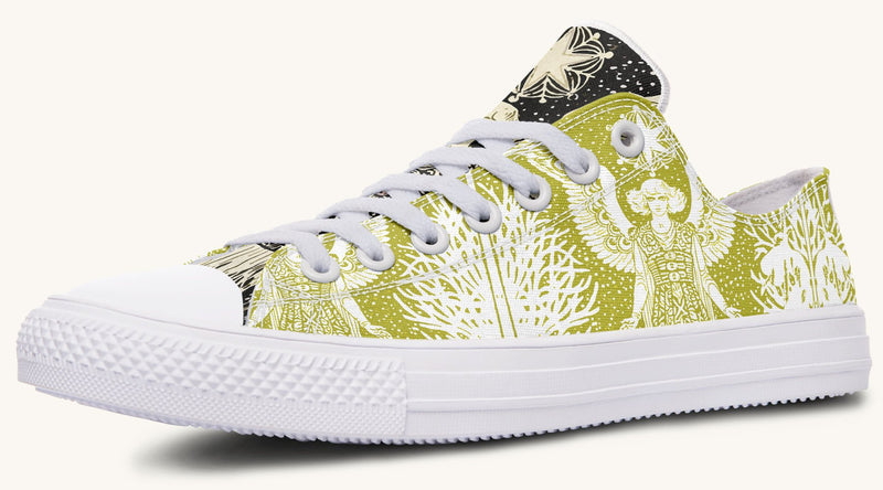 Call Upon the Star Green White Lowtops - Jaded Lament