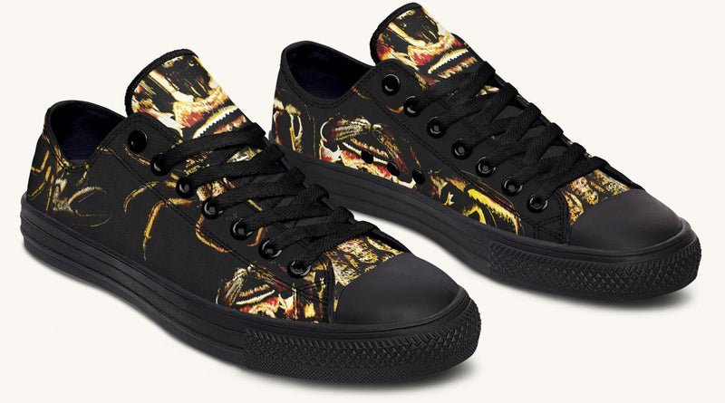 Crawl the Sea of Stars Black Lowtops - Jaded Lament