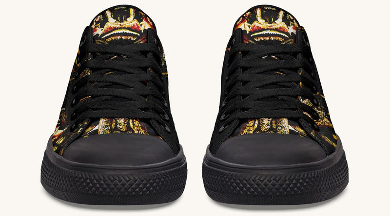 Crawl the Sea of Stars Black Lowtops - Jaded Lament