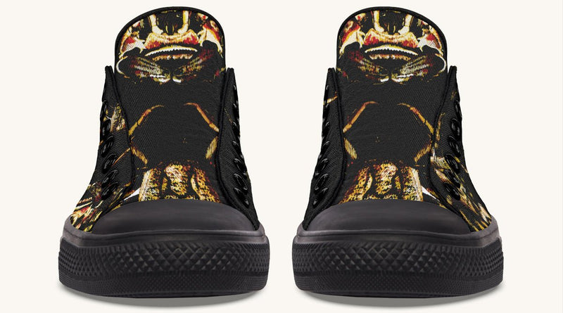 Crawl the Sea of Stars Black Lowtops - Jaded Lament