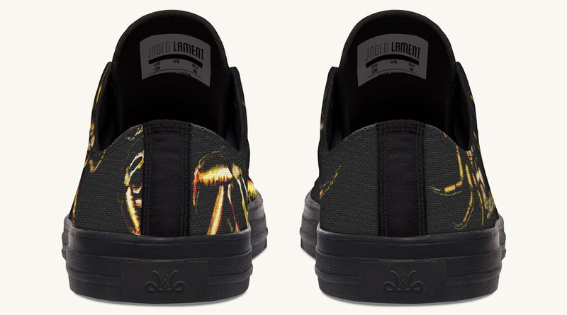 Crawl the Sea of Stars Black Lowtops - Jaded Lament