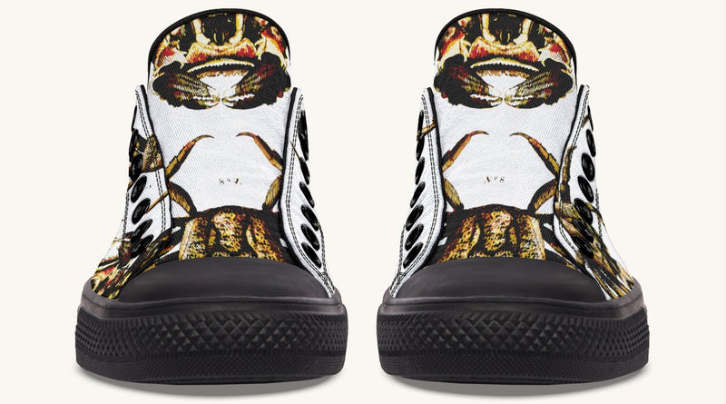 Crawl the Sea of Stars White Lowtops - Jaded Lament