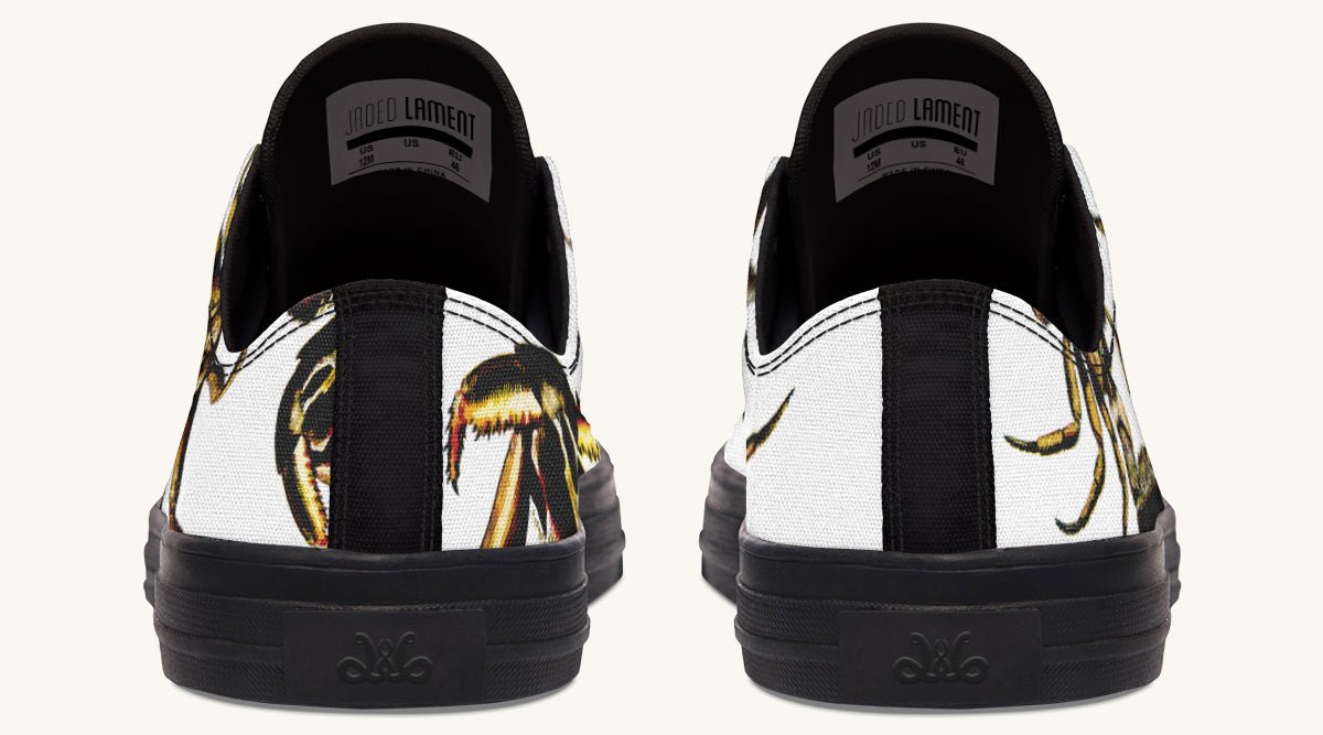 Crawl the Sea of Stars White Lowtops - Jaded Lament