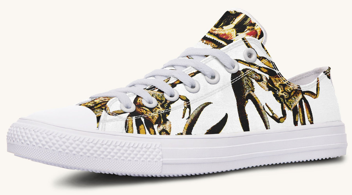 Crawl the Sea of Stars White Lowtops - Jaded Lament