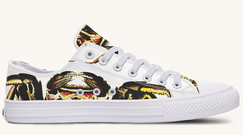 Crawl the Sea of Stars White Lowtops - Jaded Lament