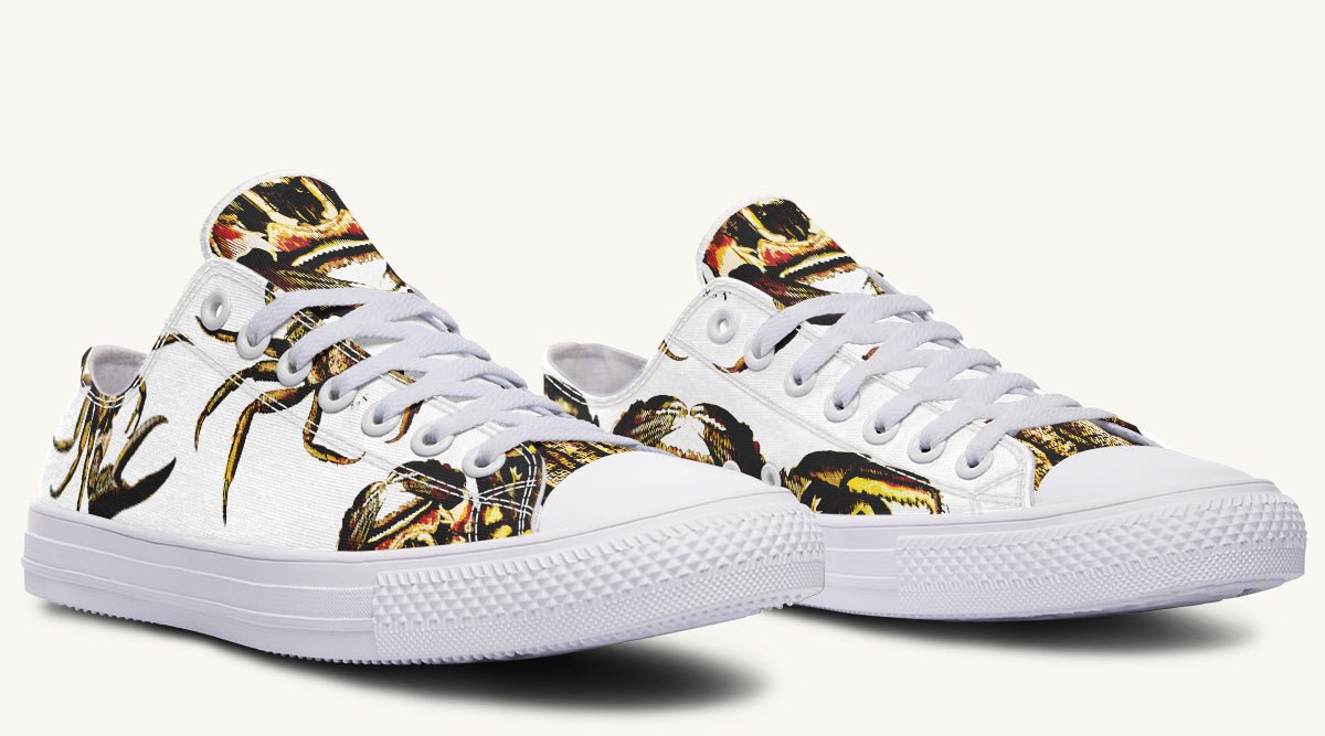 Crawl the Sea of Stars White Lowtops - Jaded Lament