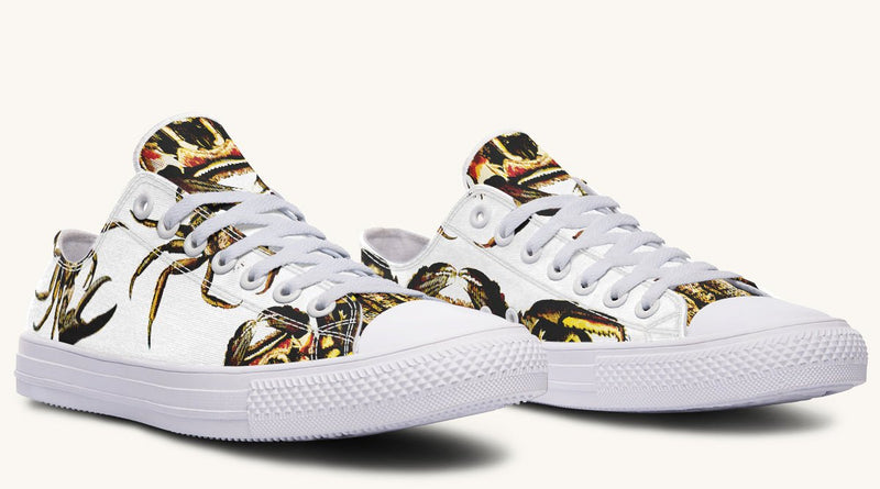 Crawl the Sea of Stars White Lowtops - Jaded Lament