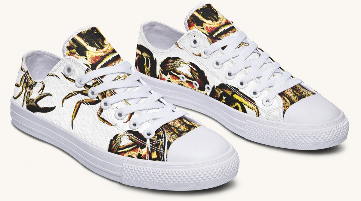 Crawl the Sea of Stars White Lowtops - Jaded Lament