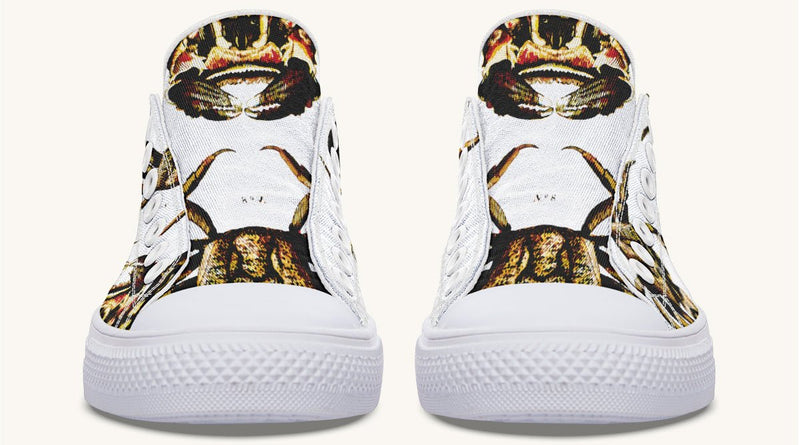 Crawl the Sea of Stars White Lowtops - Jaded Lament