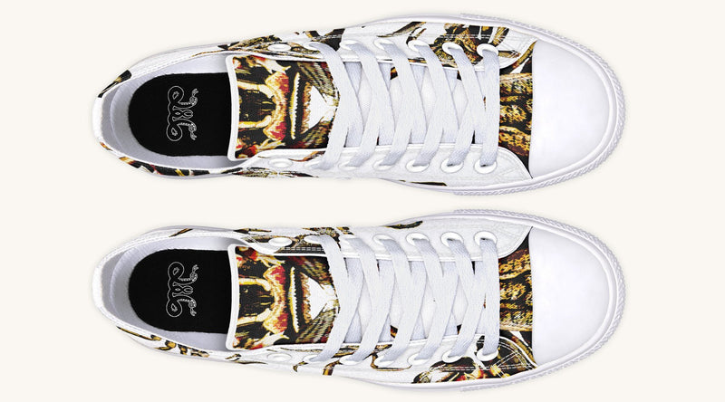 Crawl the Sea of Stars White Lowtops - Jaded Lament