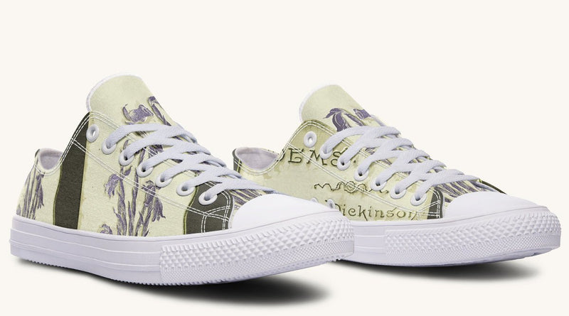 Hope Wears a Feather Emily Dickinson Lowtops - Jaded Lament