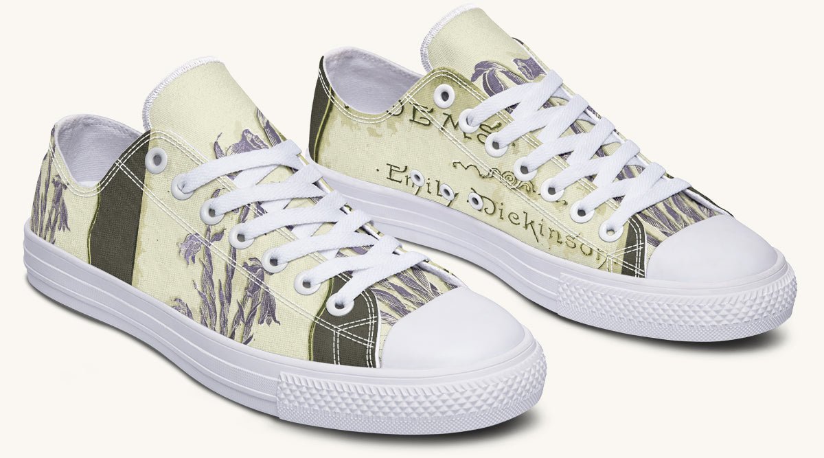 Hope Wears a Feather Emily Dickinson Lowtops - Jaded Lament