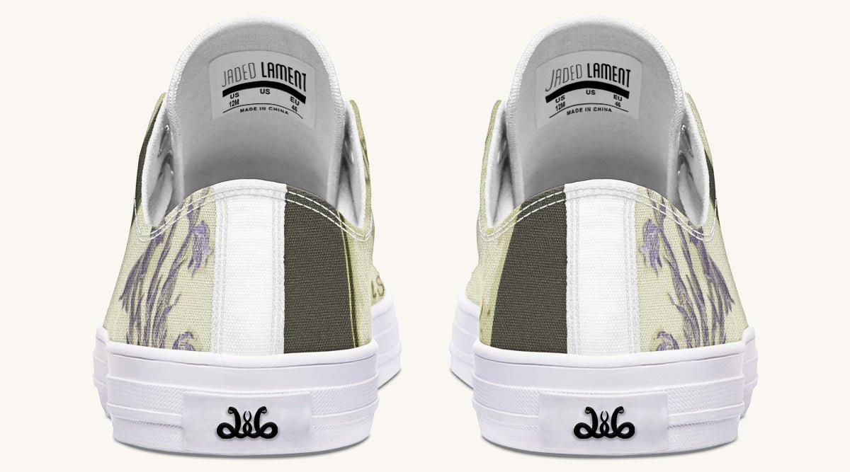 Hope Wears a Feather Emily Dickinson Lowtops - Jaded Lament