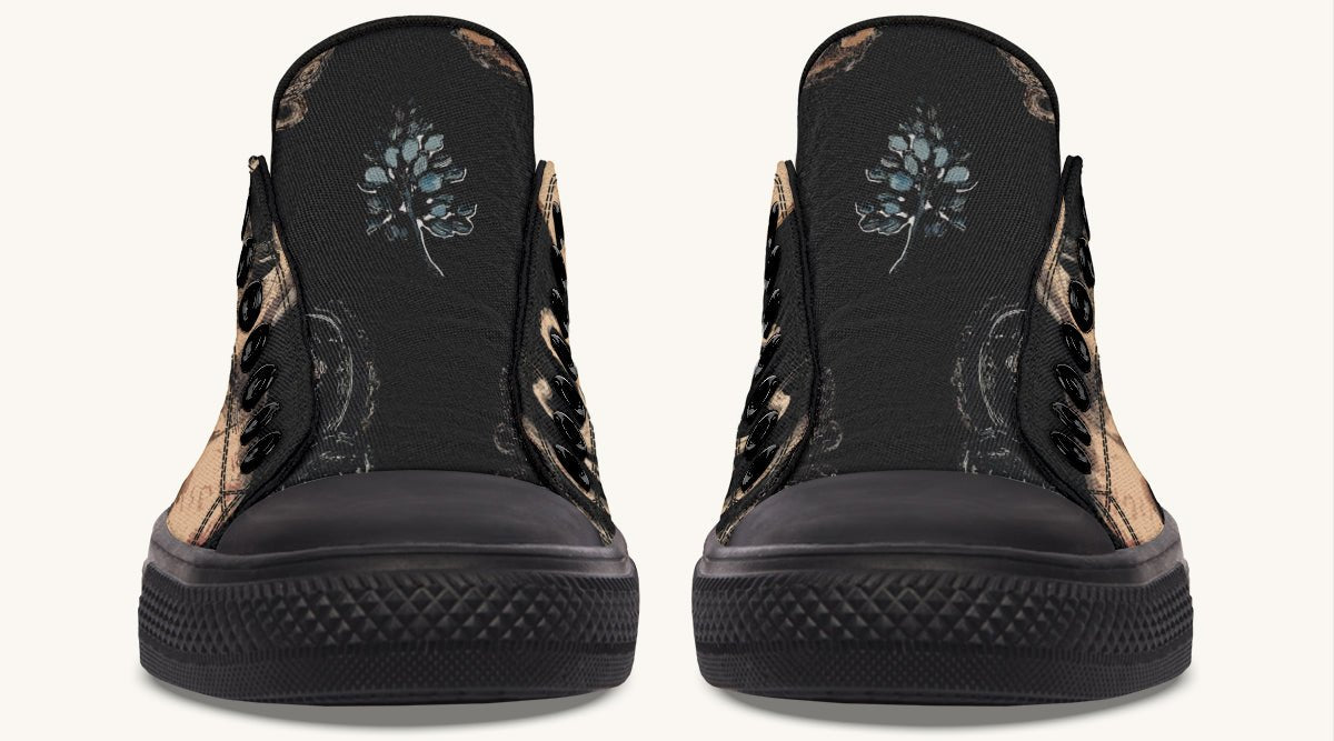 Kraken Unleashed Black Lowtops - Jaded Lament