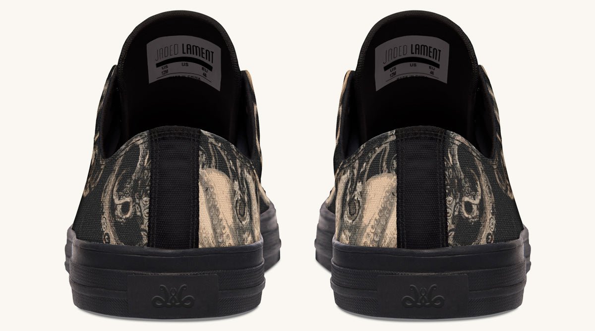 Kraken Unleashed Black Lowtops - Jaded Lament