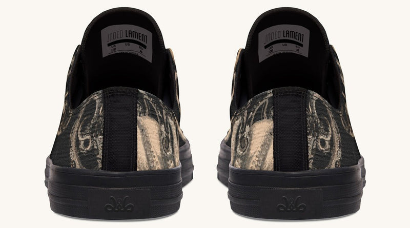 Kraken Unleashed Black Lowtops - Jaded Lament