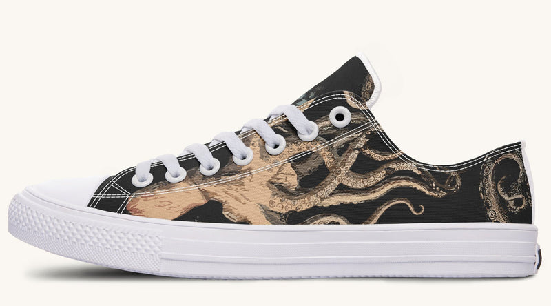 Kraken Unleashed Black Lowtops - Jaded Lament