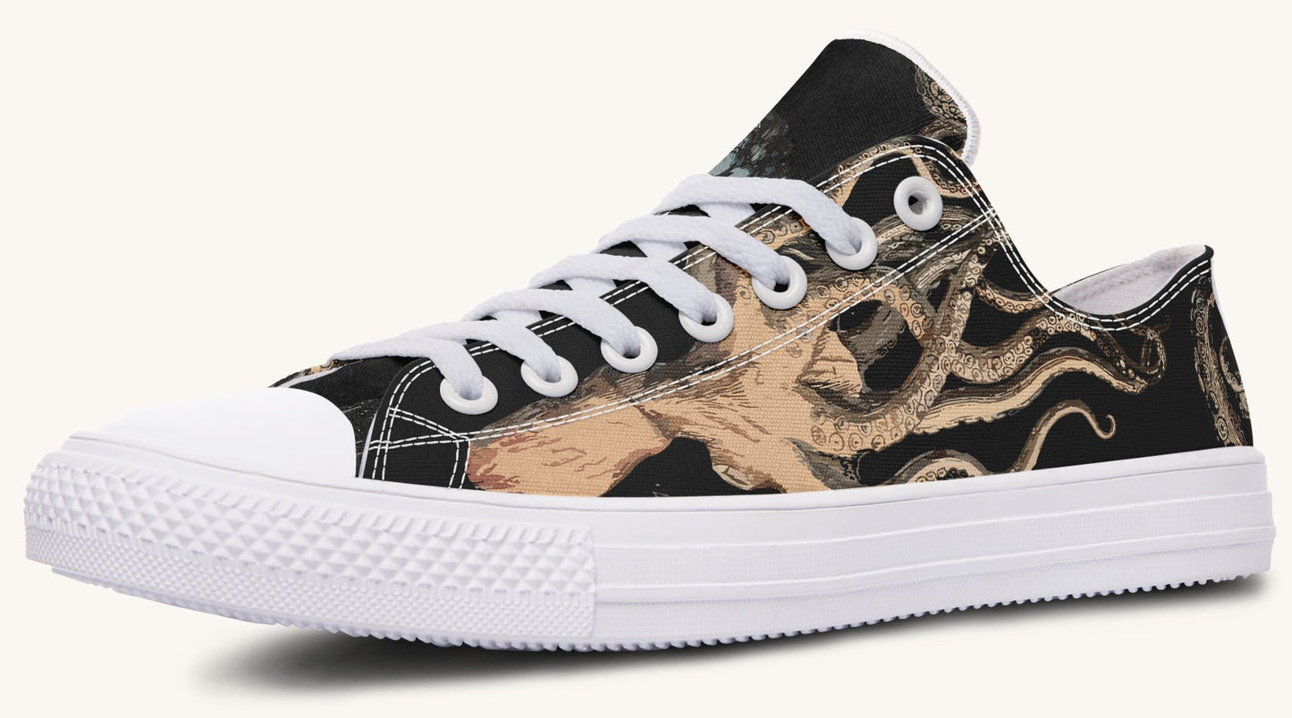 Kraken Unleashed Black Lowtops - Jaded Lament