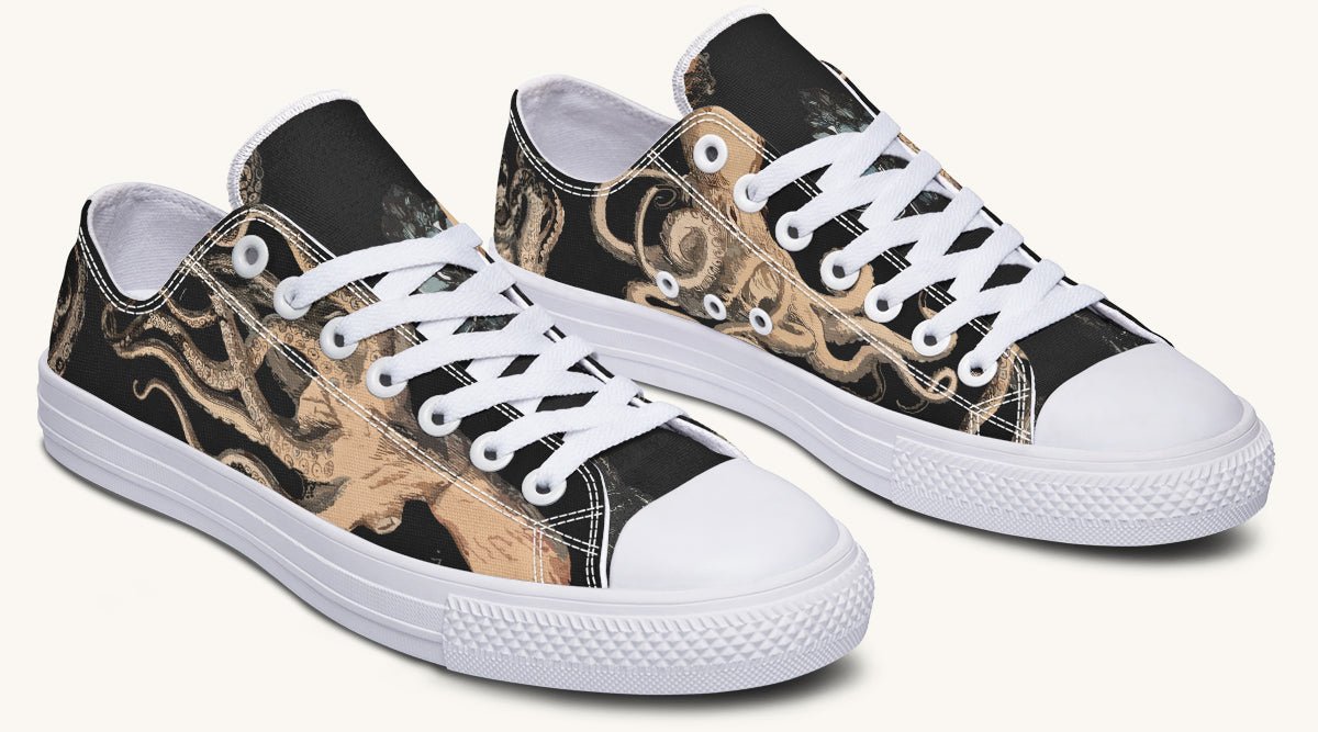 Kraken Unleashed Black Lowtops - Jaded Lament