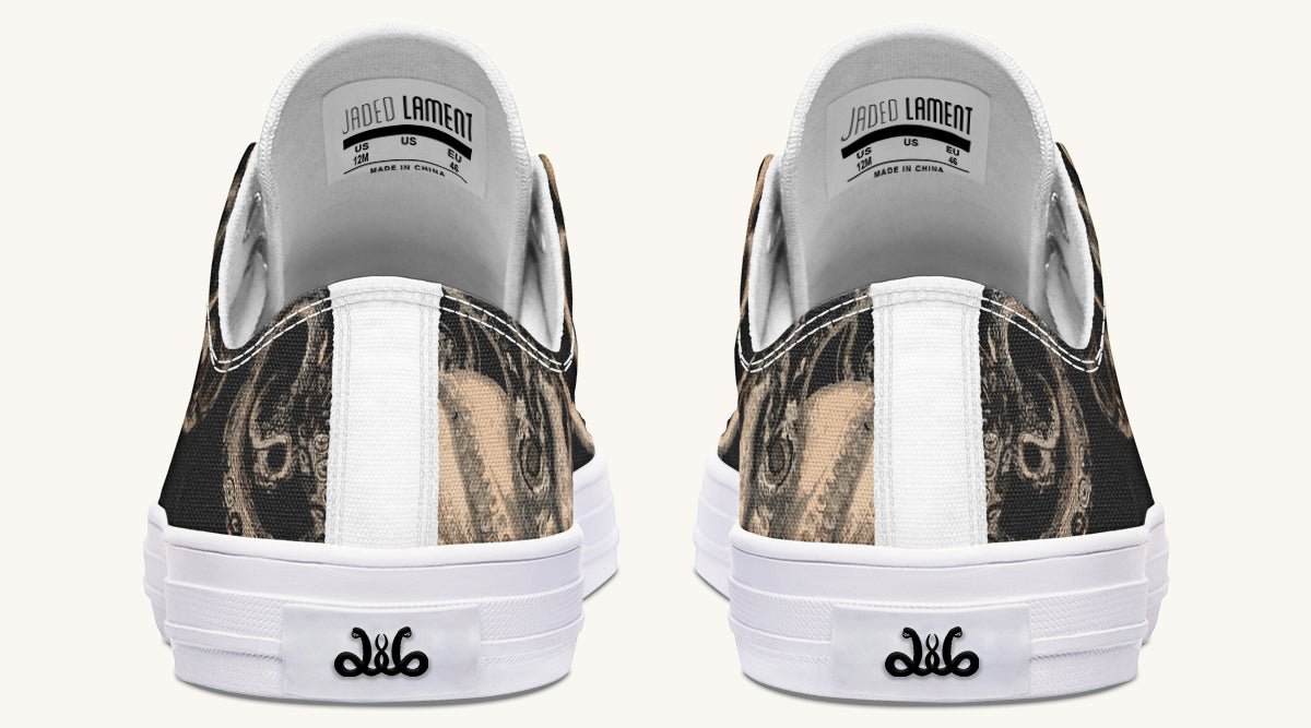 Kraken Unleashed Black Lowtops - Jaded Lament