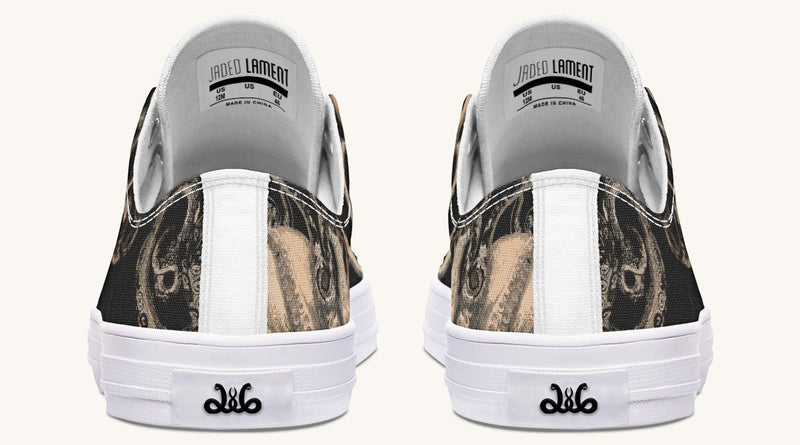 Kraken Unleashed Black Lowtops - Jaded Lament